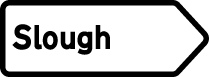 SLOUGH Sign