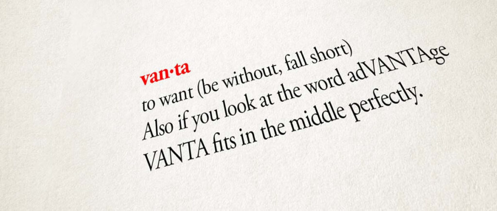 Vanta Dictionary